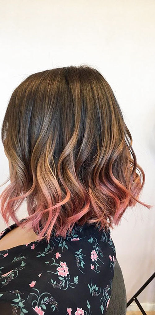 Medium Ombre Hairstyle