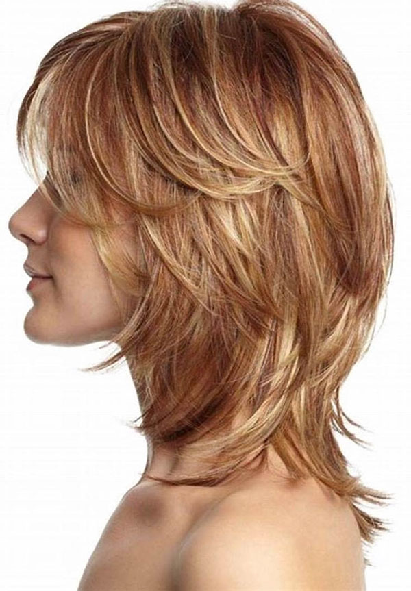 Pictures Of Medium Layered Haircuts